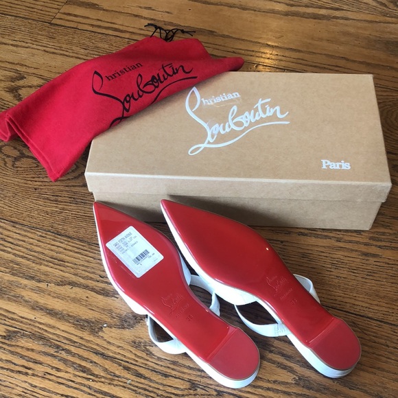 Christian Louboutin choc Lock Flat Calf - Picture 4 of 9